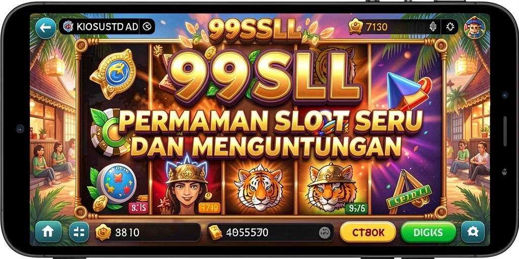 Gambaran gameplay seru di 99SLL saat memutar slot.