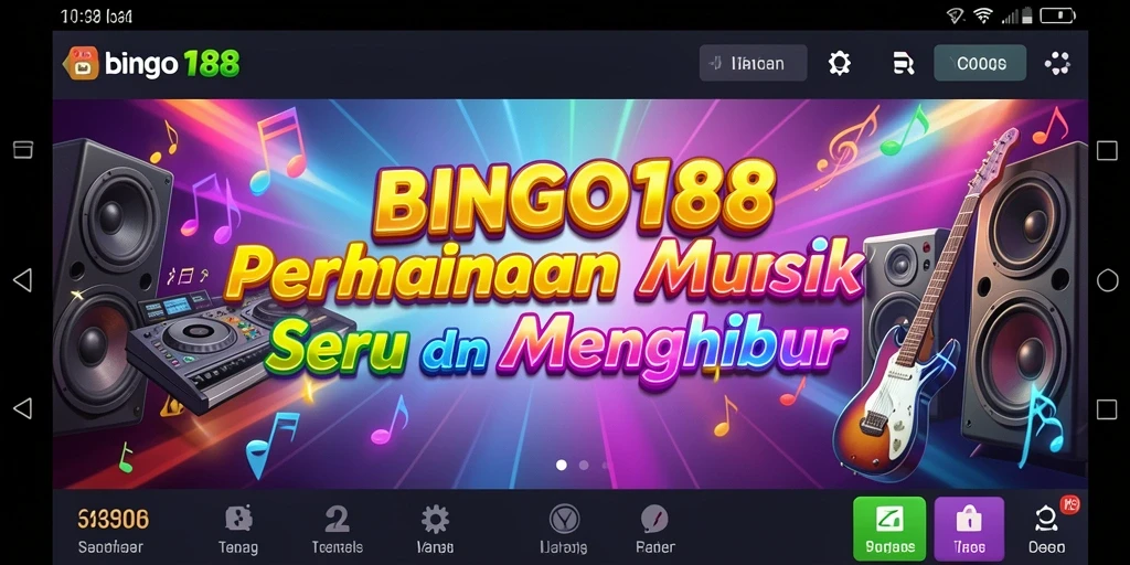 Screenshot gameplay BINGO188 yang menunjukkan keseruan bermain musik.