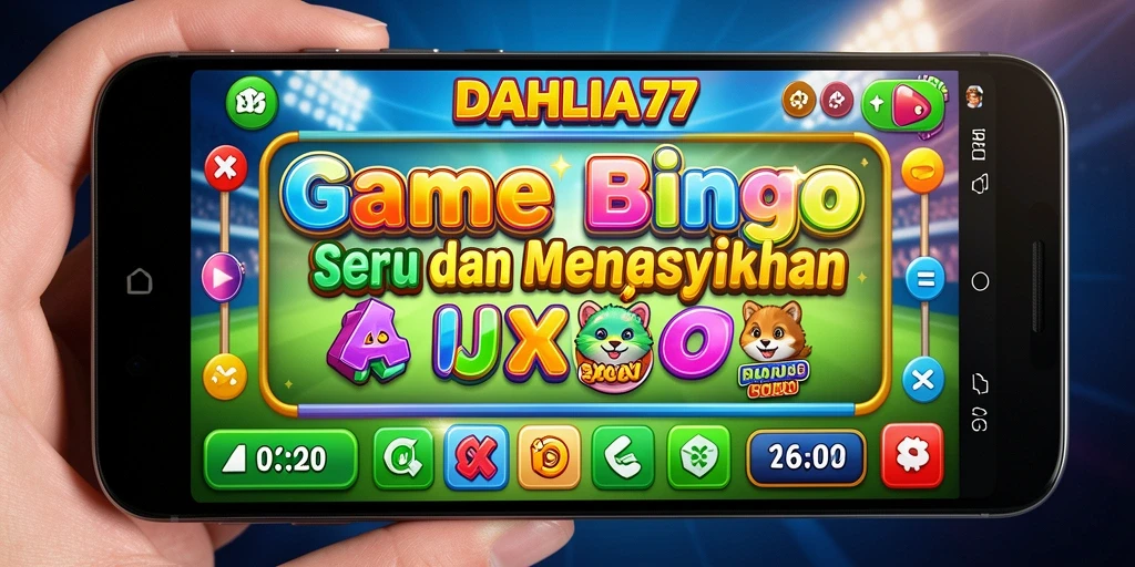 Tampilan gameplay <strong>DAHLIA77</strong> dengan berbagai tema Bingo yang seru.