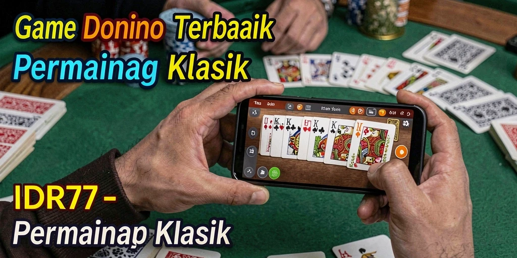 Screenshot IDR77 menampilkan gameplay seru Domino.