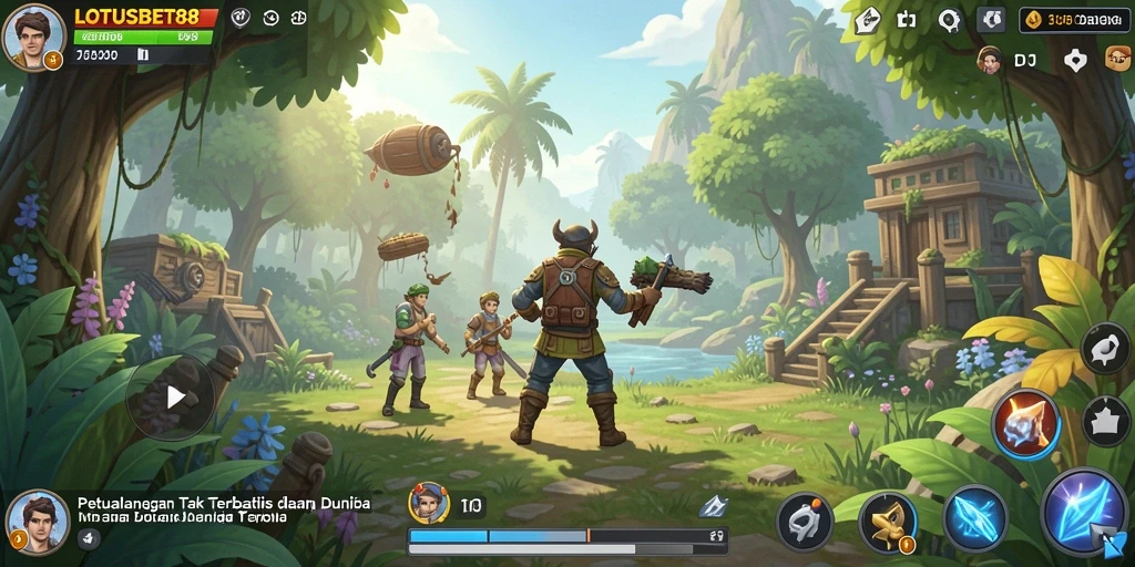 Gameplay <strong>LOTUSBET88</strong> yang mendebarkan di dunia terbuka.