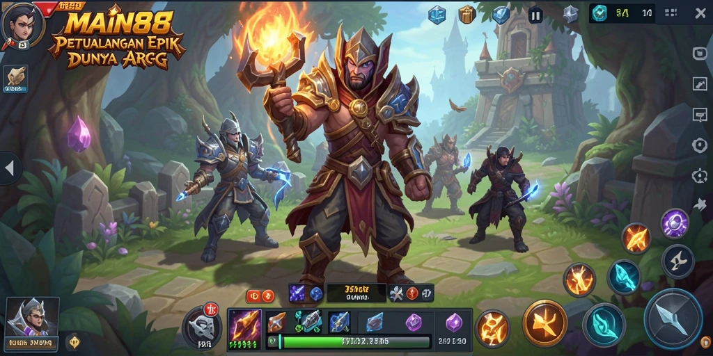 Tampilan gameplay menarik dari <strong>MAIN88</strong> yang menggambarkan petualangan ARPG.
