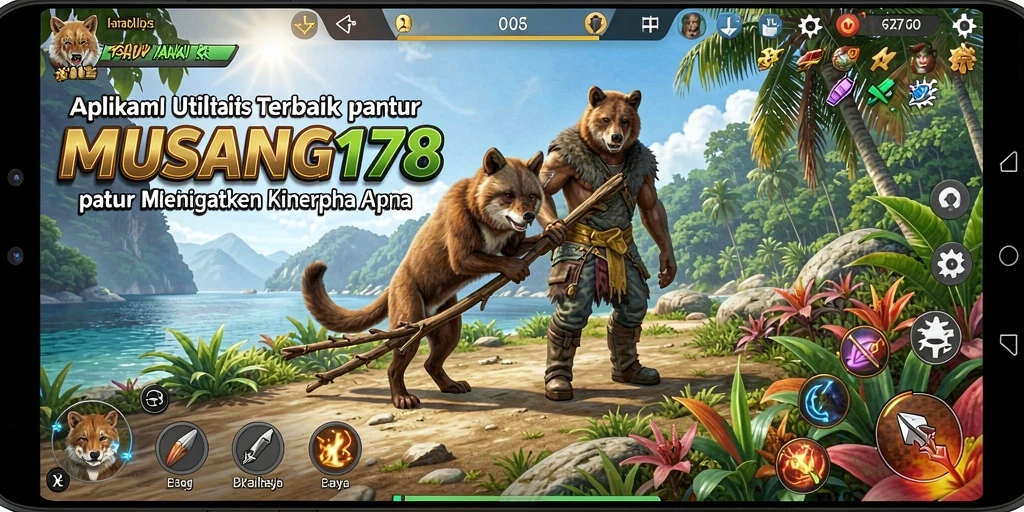 Tampilan antarmuka yang sederhana dan mudah digunakan dari MUSANG178.