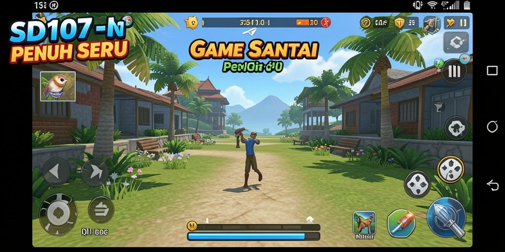 Tampilan menarik dari gameplay SD107 yang menghibur.