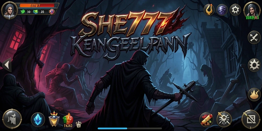 Gameplay menegangkan dengan suasana menyeramkan di SHE777.