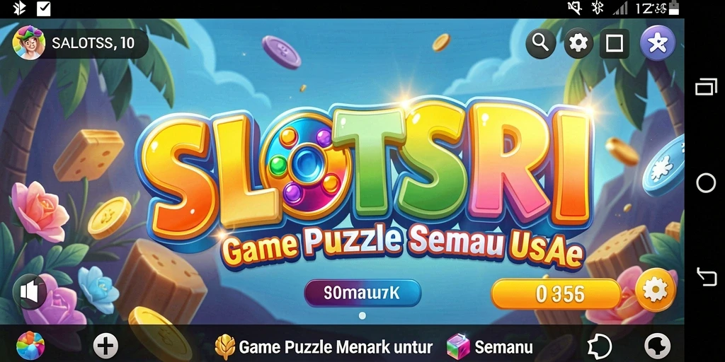 Tampilan gameplay SLOTSRI yang menantang dan penuh warna.