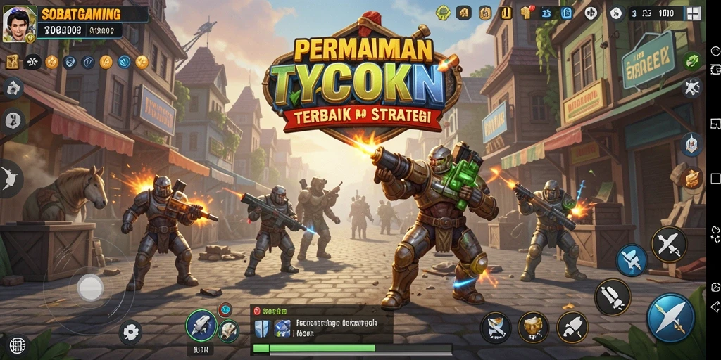 Tampilan gameplay Tycoon yang menegangkan dan mendebarkan