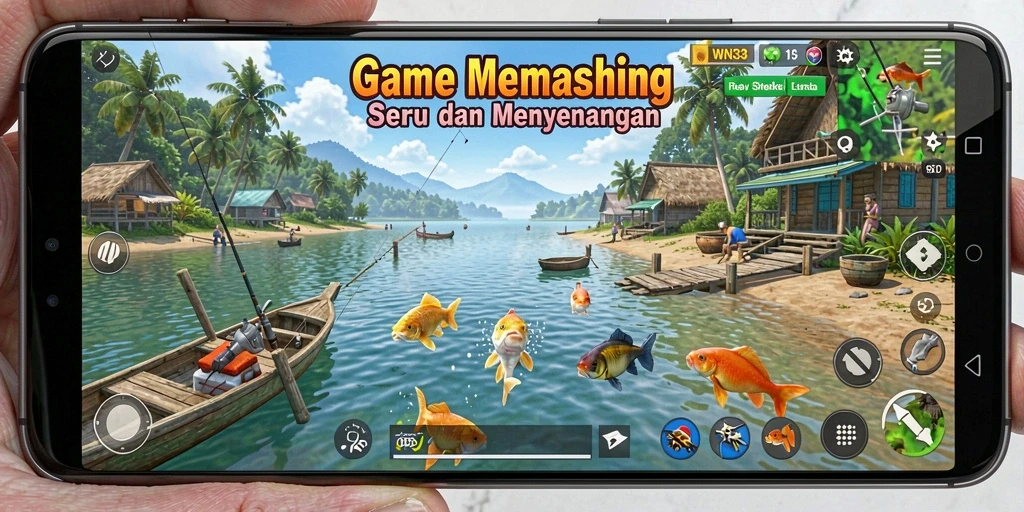 Tangkapan ikan yang memukau dalam gameplay WIN33.